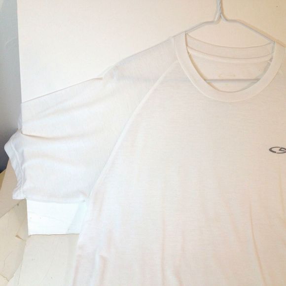 Champion Men's Duo Dry T-Shirt Size Medium Cut Big White Athletic - Picture 4 of 11